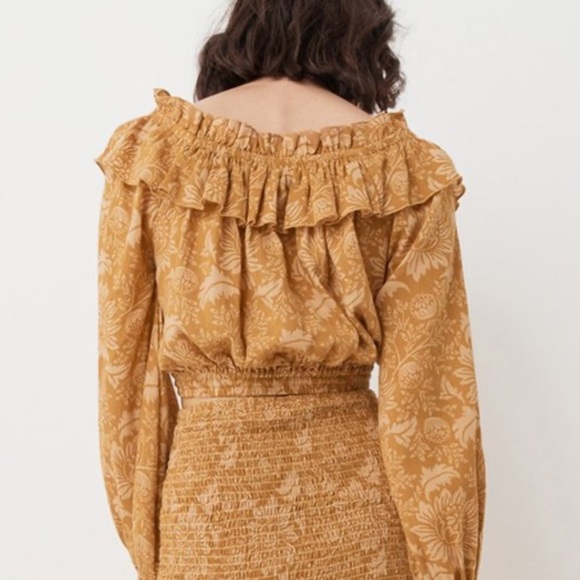 Spell and the Gypsy Lioness Peasant Blouse in
Caramel - Picture 8 of 13